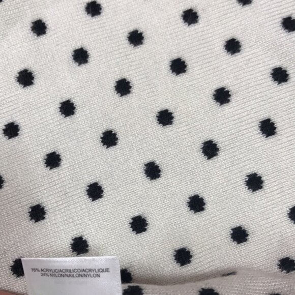Anne Klein Dot Jacquard Cardigan - Picture 6 of 9